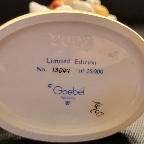 Goebel Collectible Charming Hummel Boy with Puppies Figurine Limited Edition - Picture 2 of 16